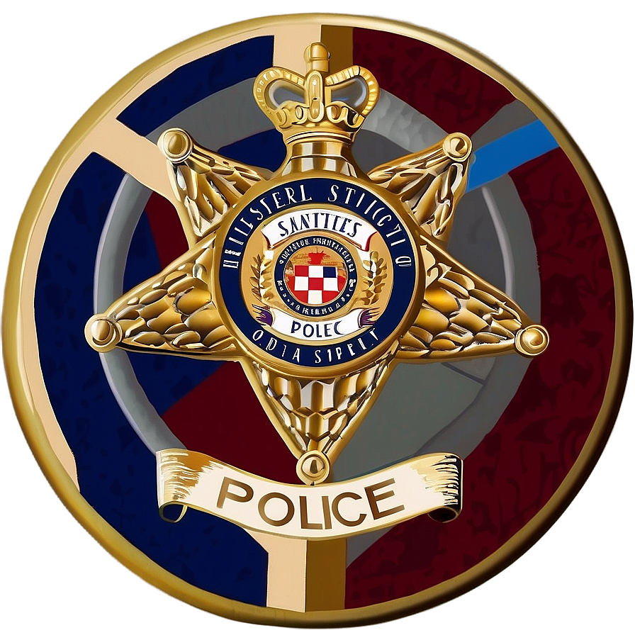 Elegant Police Badge Png 05252024 PNG Image