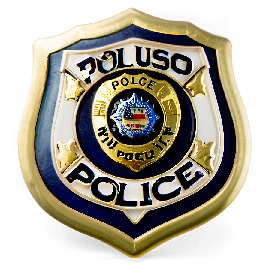 Elegant Police Badge Png 41 PNG Image