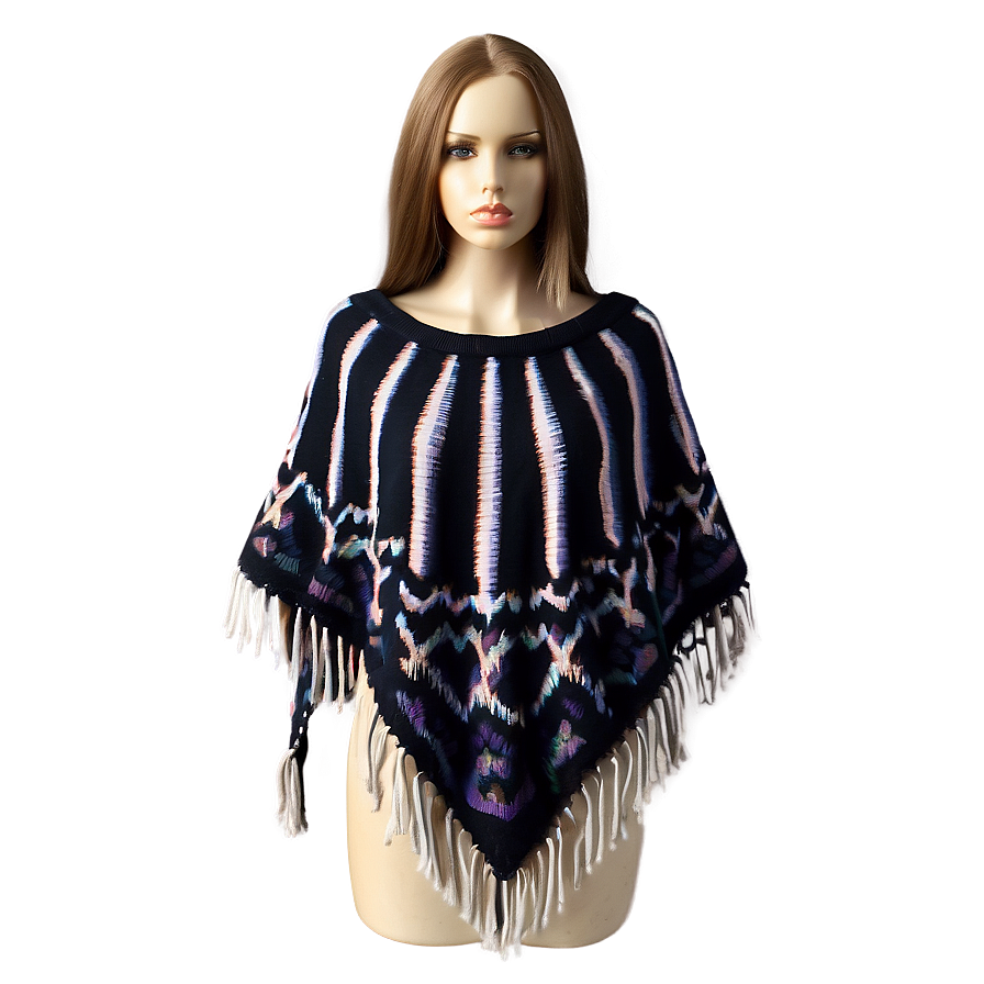 Elegant Poncho For Women Png Loe PNG Image