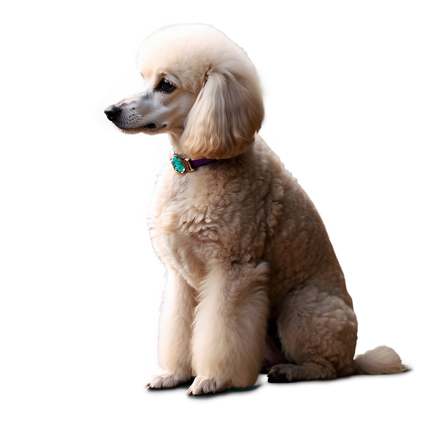 Elegant Poodle Profile Png Egb PNG Image