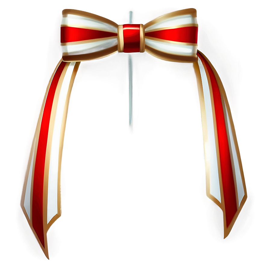 Elegant Red Bow Png Krx65 PNG Image