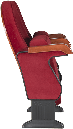 Elegant Red Office Chair PNG Image