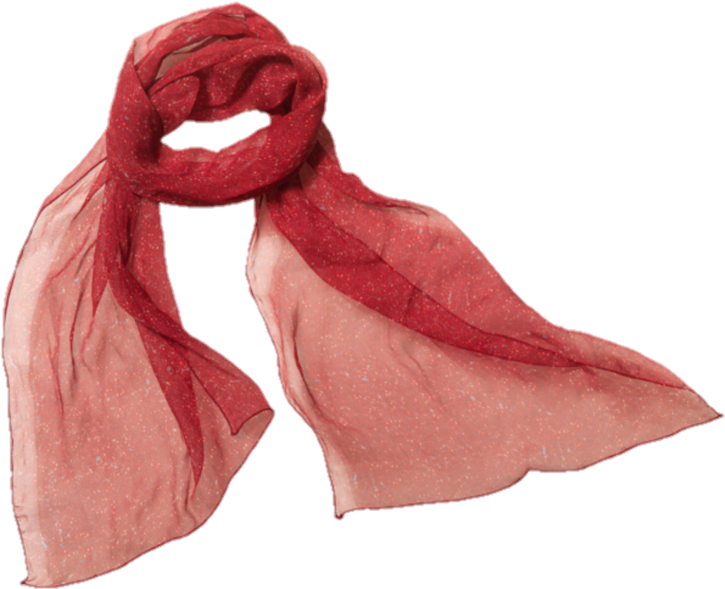 Elegant Red Scarf.png PNG Image