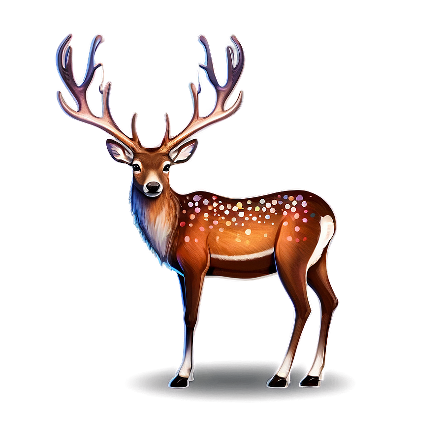 Elegant Reindeer Png Bxc39 PNG Image