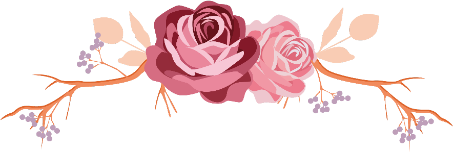 Elegant Rose Vector Design PNG Image