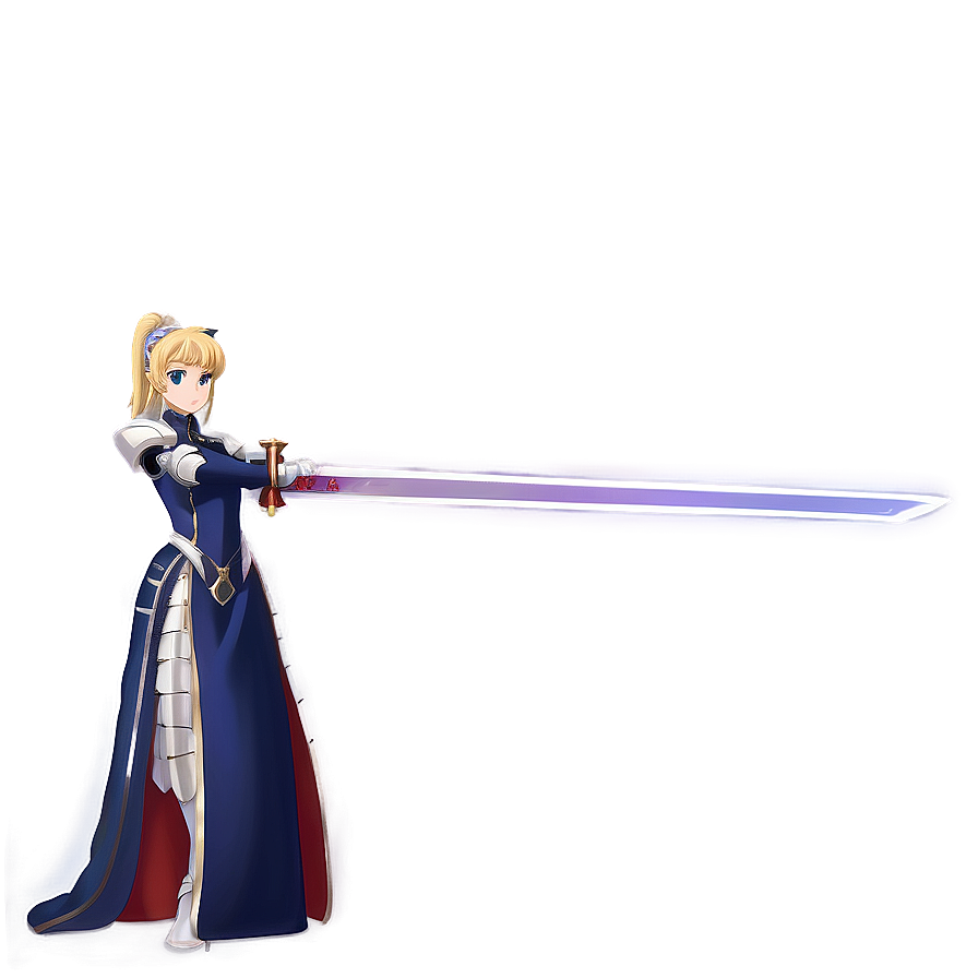 Elegant Saber Princess Png 06242024 PNG Image