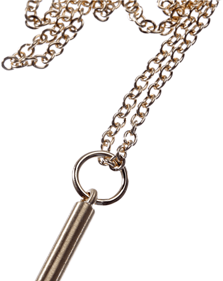 Elegant Silver Necklace Chain PNG Image