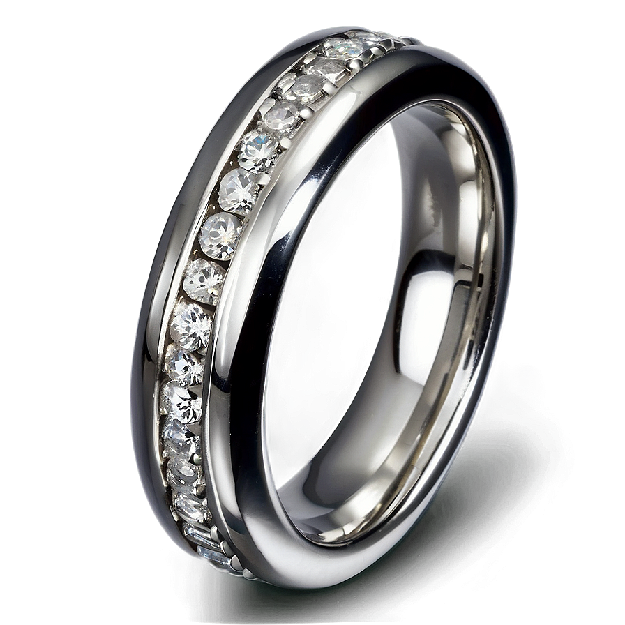 Elegant Silver Ring Png Eme PNG Image