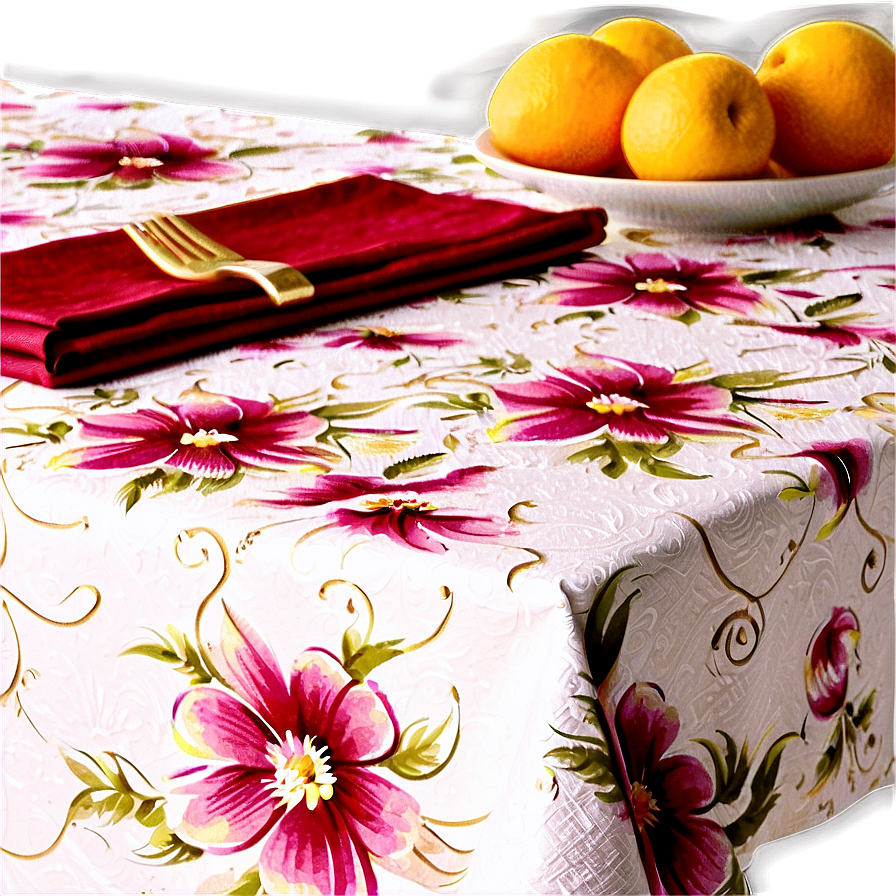 Elegant Table Cloth Png 26 PNG Image