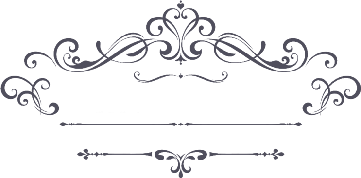 Elegant Vintage Flourish Border PNG Image