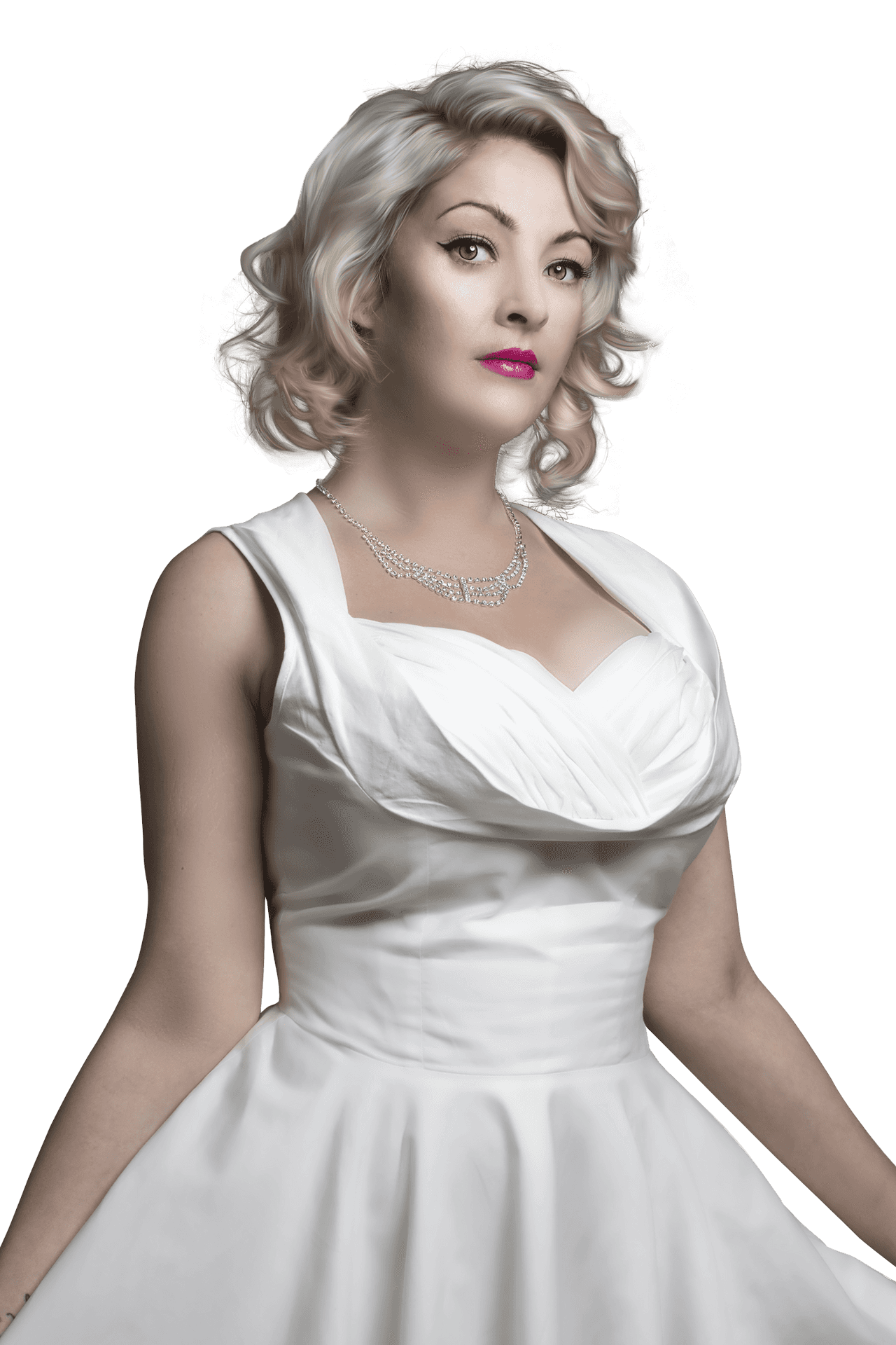 Elegant Vintage Portrait PNG Image