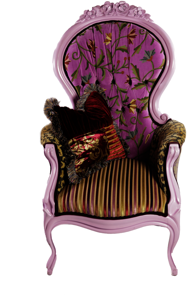 Elegant Vintage Throne Chair PNG Image