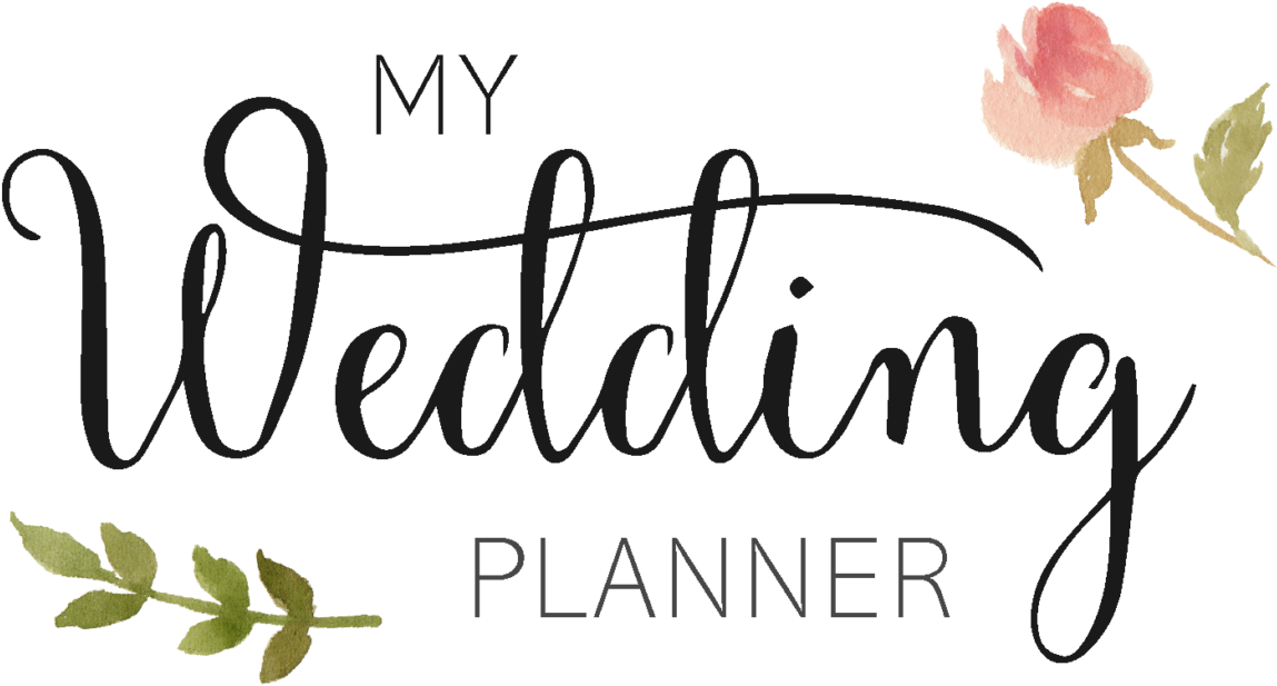 Elegant Wedding Planner Logo PNG Image