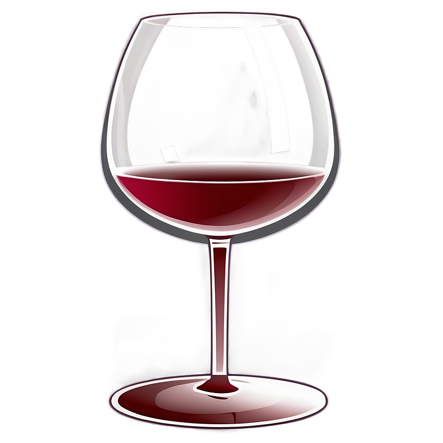 Elegant Wine Glass Clipart Png Wme91 PNG Image