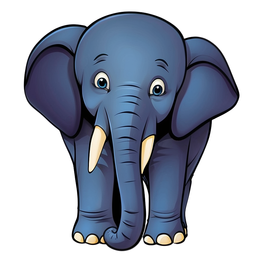 Elephant Cartoon Art Png Rbg PNG Image