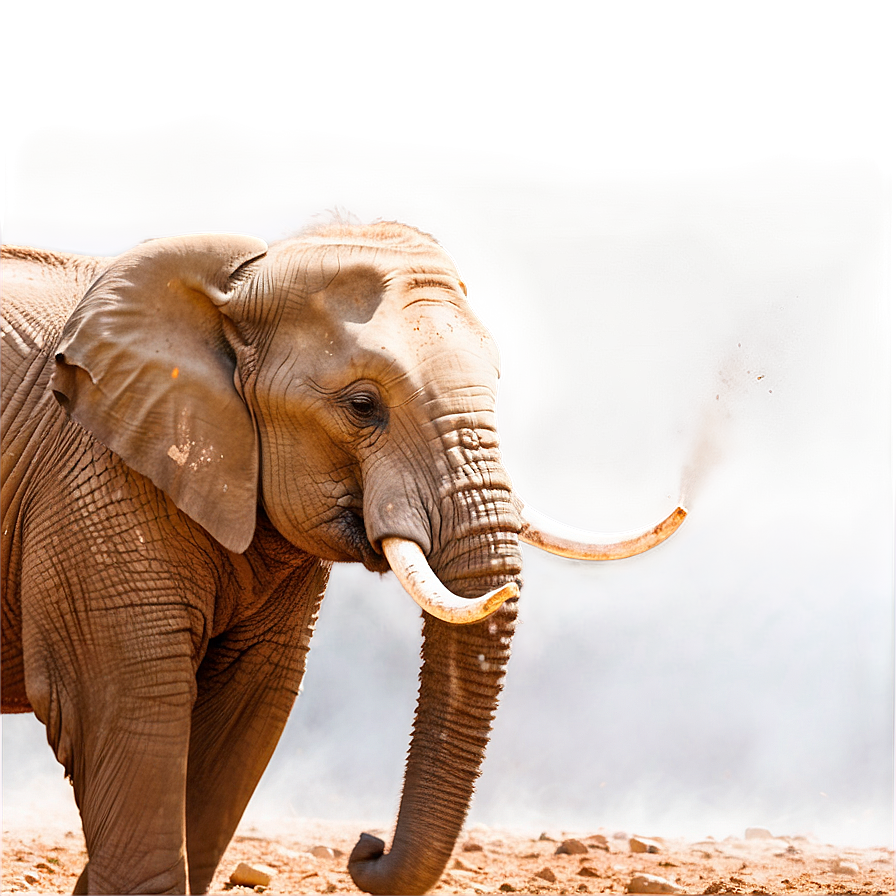 Elephant Dust Bathing Png 05032024 PNG Image