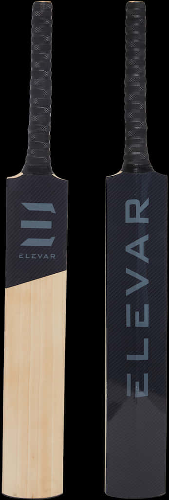 Elevate Cricket Bats Vertical View PNG Image