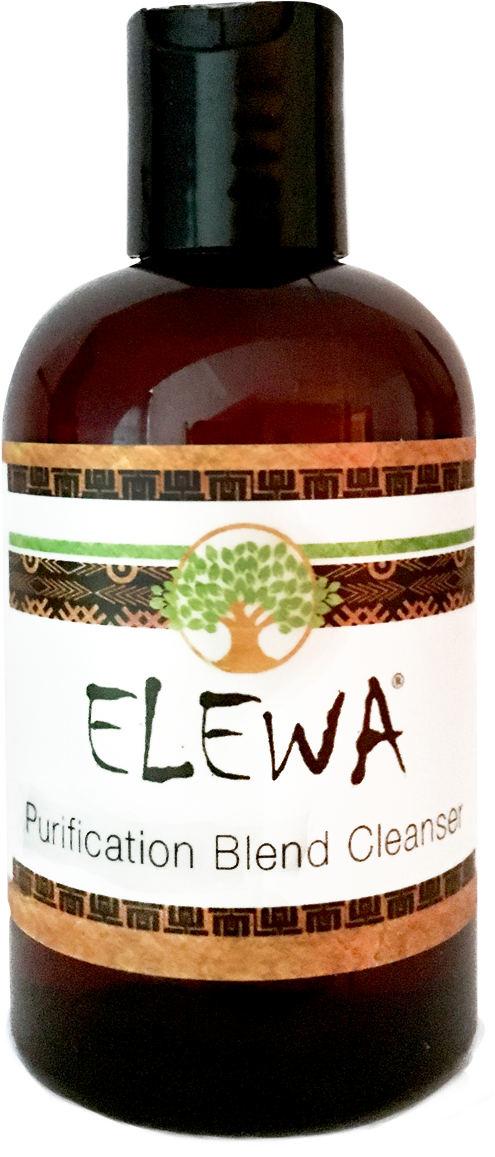 Elewa Purification Blend Cleanser Bottle PNG Image