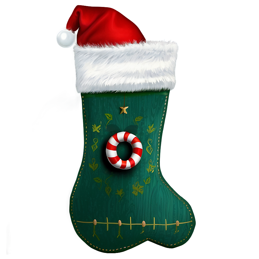 Elf Christmas Stocking Png Ltq PNG Image