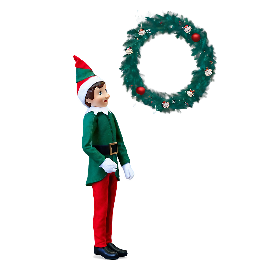 Elf On The Shelf Holiday Png 05242024 PNG Image