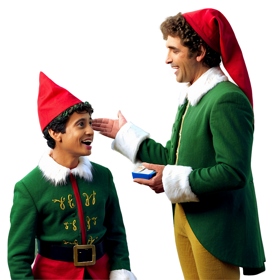 Elf Sharing Story Png 58 PNG Image