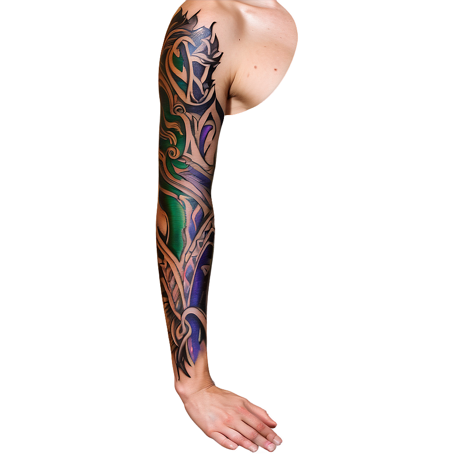 Elf Tattoo Sleeve Png 86 PNG Image