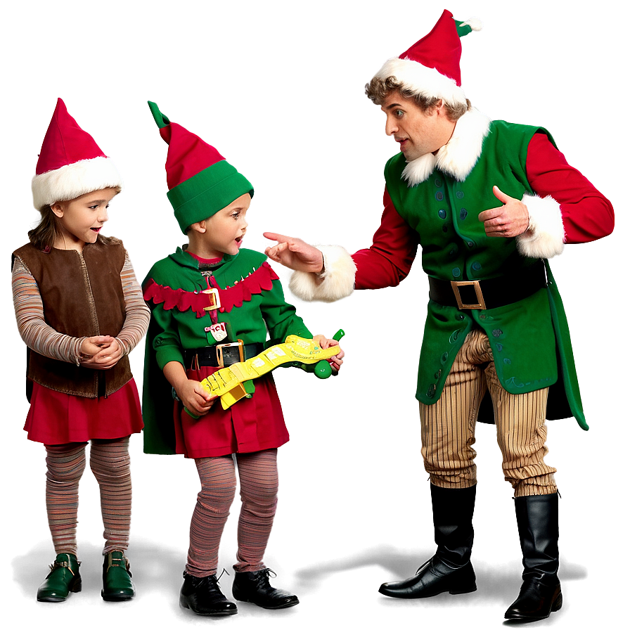 Elf Teaching Younglings Png 86 PNG Image