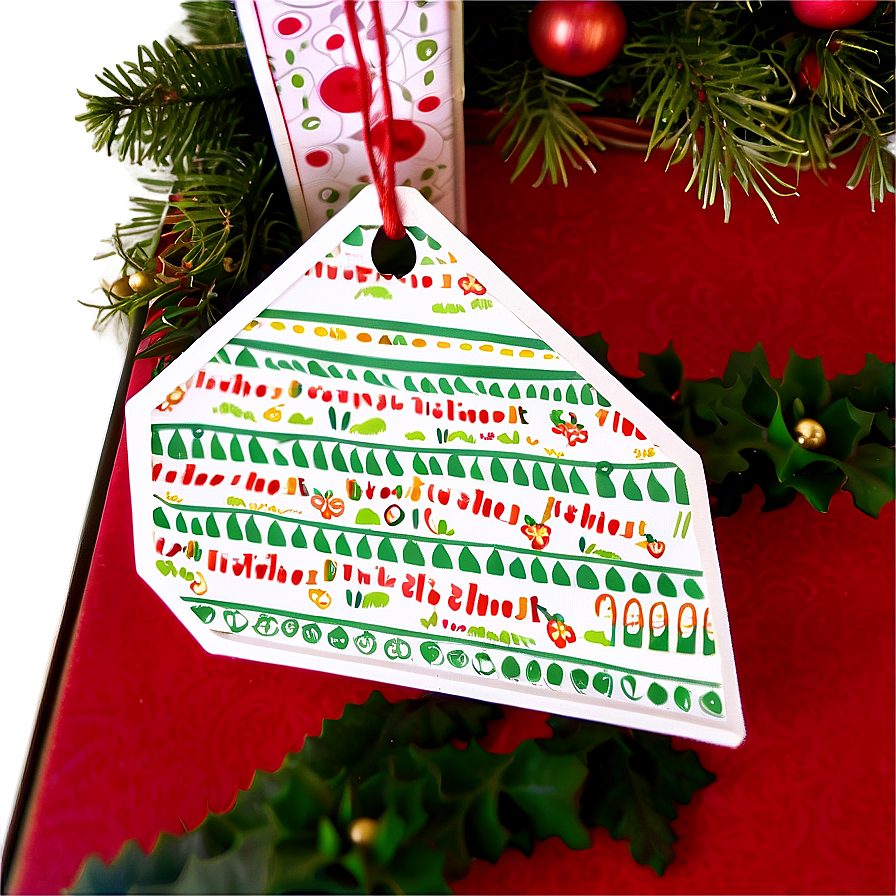 Elf Workshop Gift Tag Png Xxw4 PNG Image