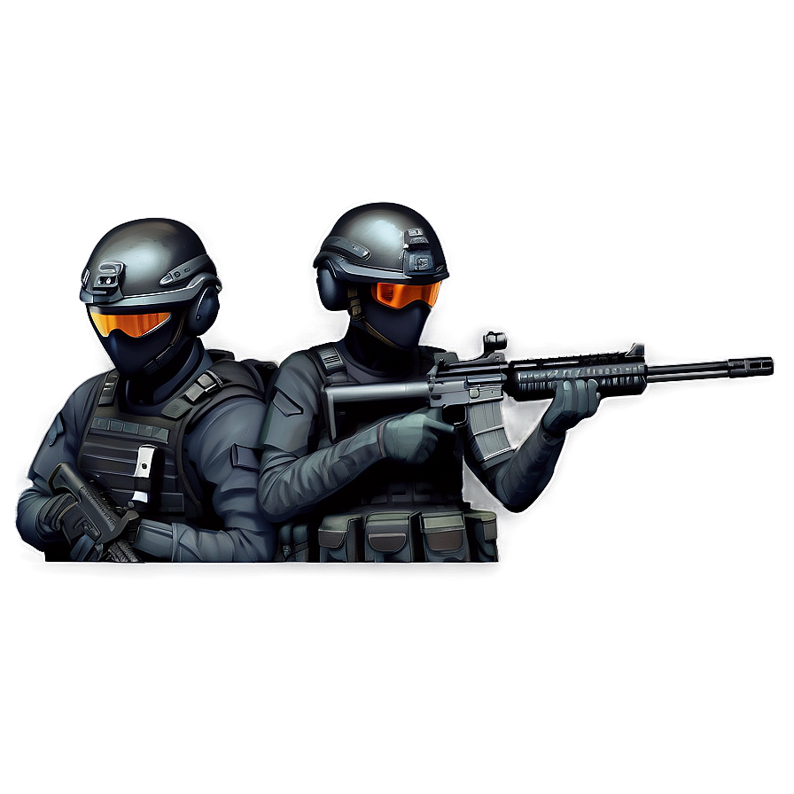 Elite Swat Unit Png 06122024 PNG Image