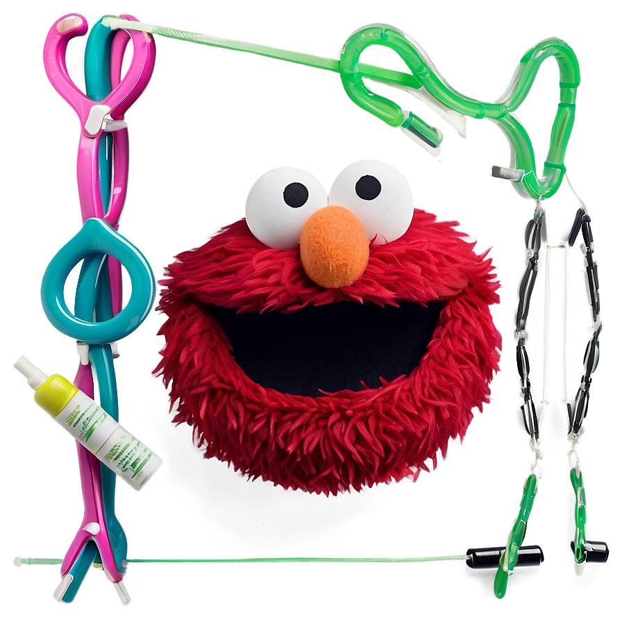 Elmo Face Mask Template Png 06212024 PNG Image