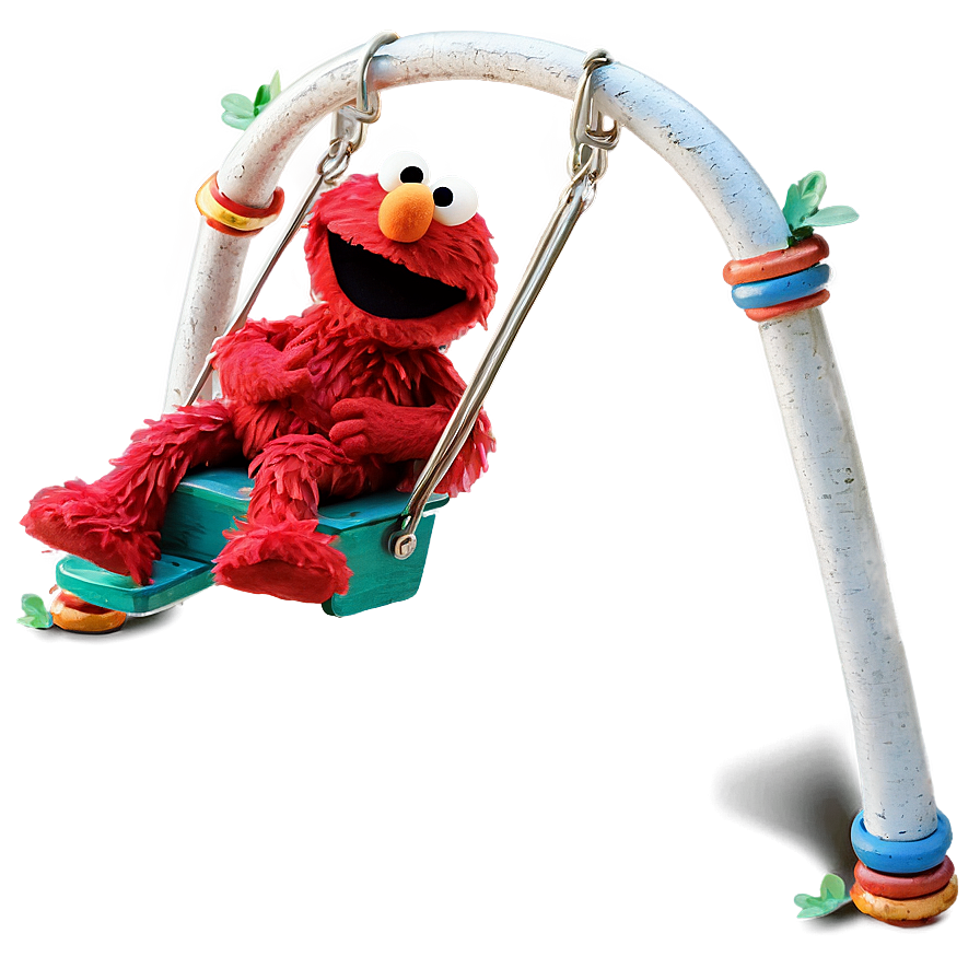 Elmo On A Swing Png 15 PNG Image