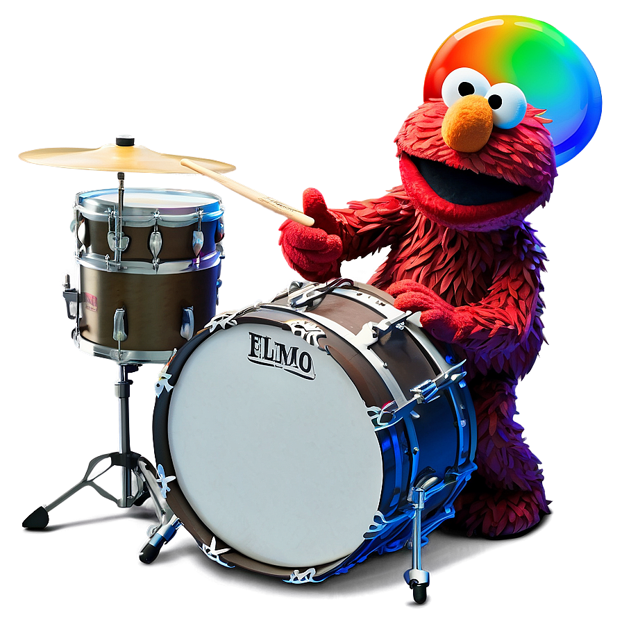 Elmo Playing Drum Png 74 PNG Image