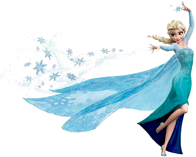 Elsa Casting Ice Magic Frozen PNG Image