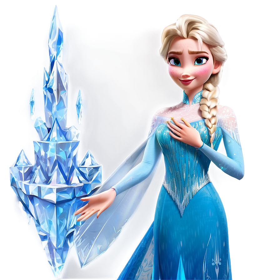 Elsa Ice Palace Art Png Amv51 PNG Image