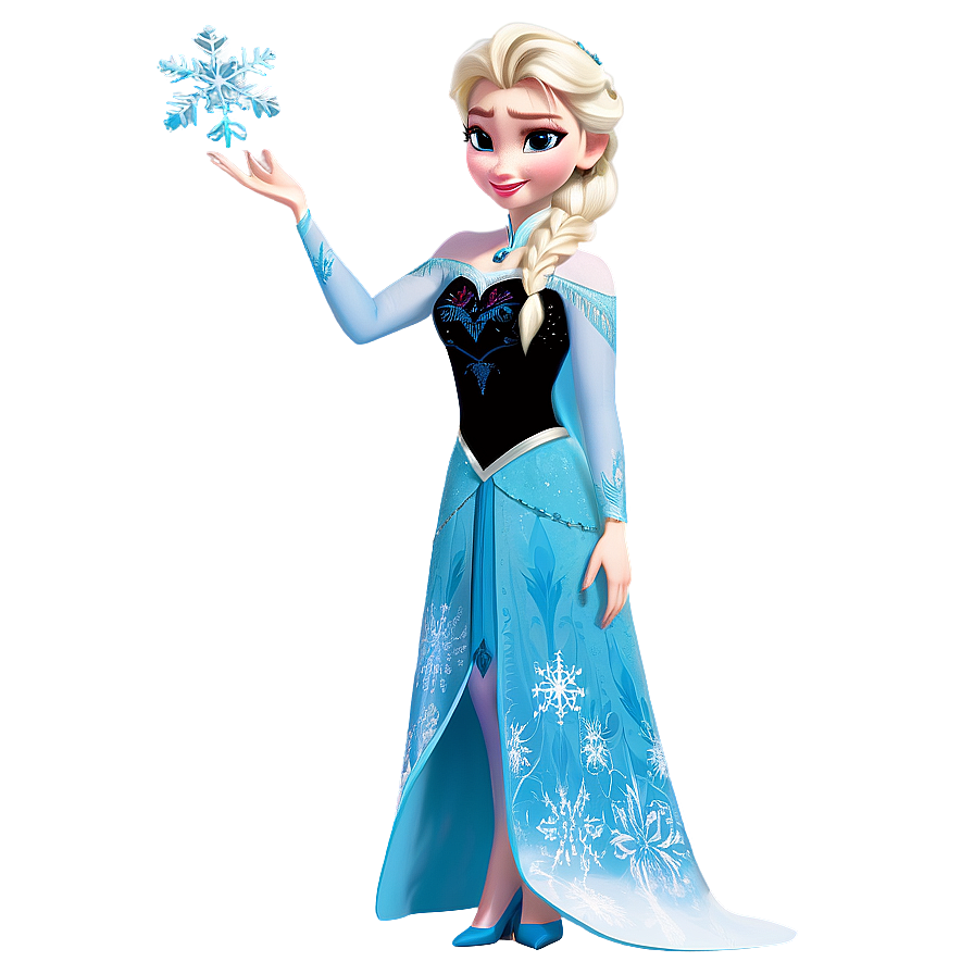 Elsa Magical Snowflakes Path Png Isl20 PNG Image