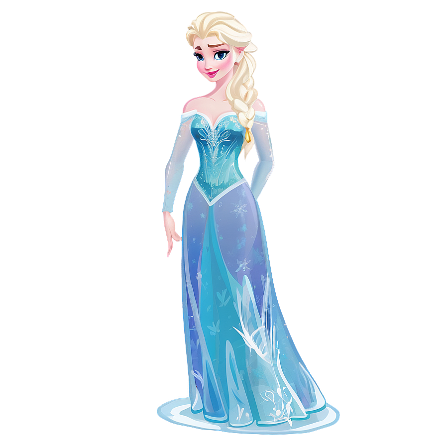 Elsa Reflection In Ice Png Acc2 PNG Image