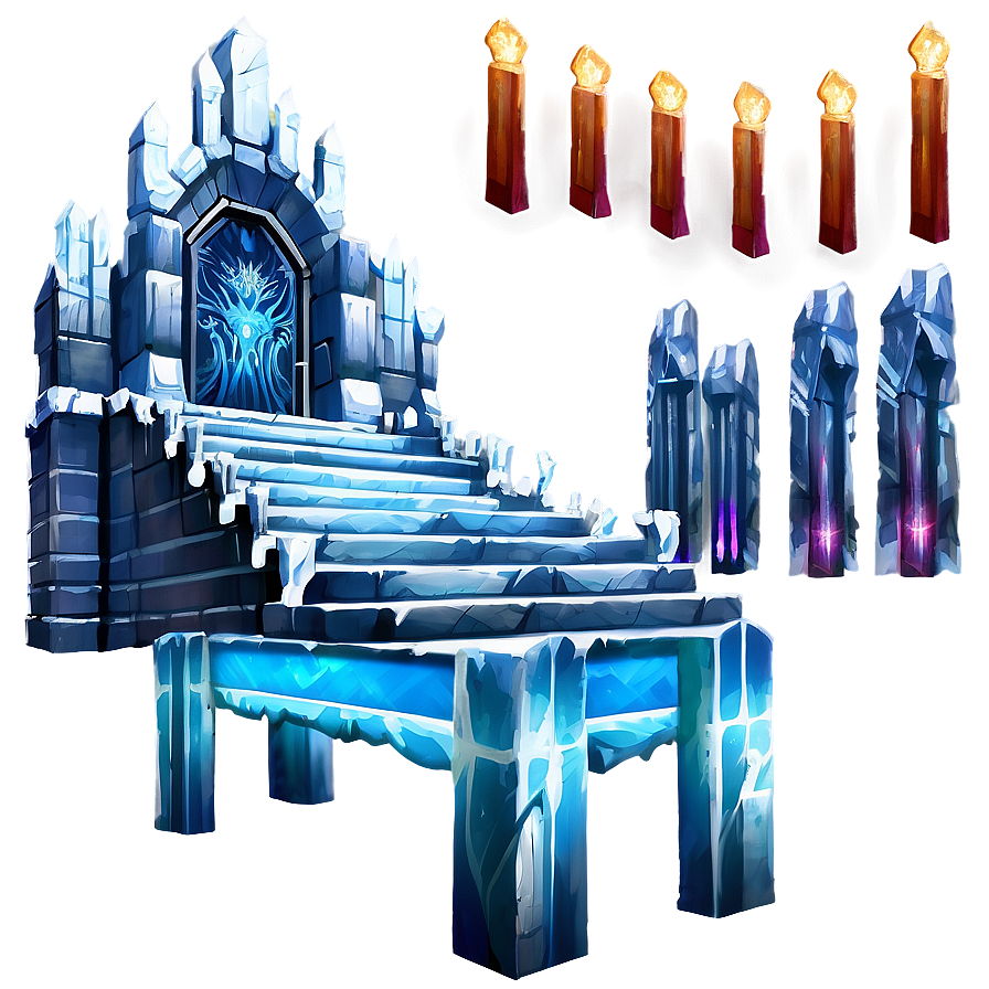 Elsa's Ice Throne Room Png Skx PNG Image