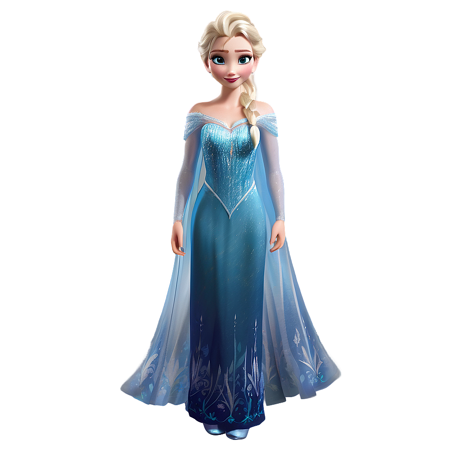 Elsa Transforming Dress Png 55 PNG Image