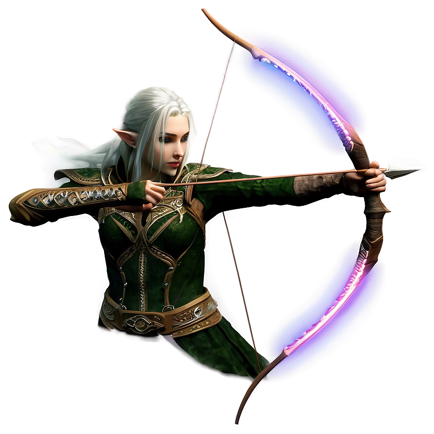 Elven Rogue Archer Png Cpw PNG Image