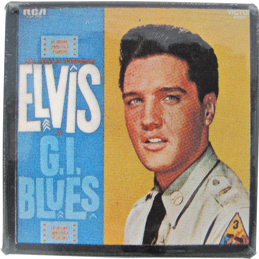 Elvis G I Blues Album Cover PNG Image