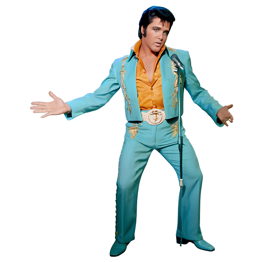 Elvis Presley In The 60s Png 95 PNG Image