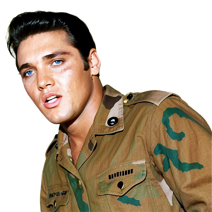 Elvis Presley In The Army Png Jvj49 PNG Image