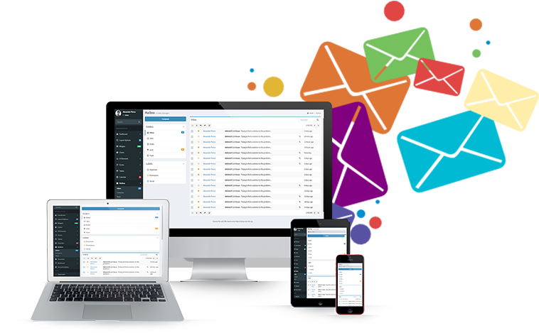 Email Management Software Display PNG Image