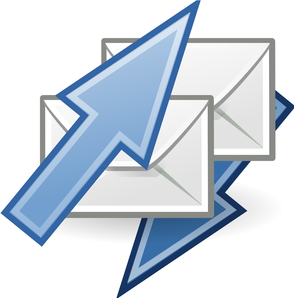 Email Sending Concept Illustration PNG Image