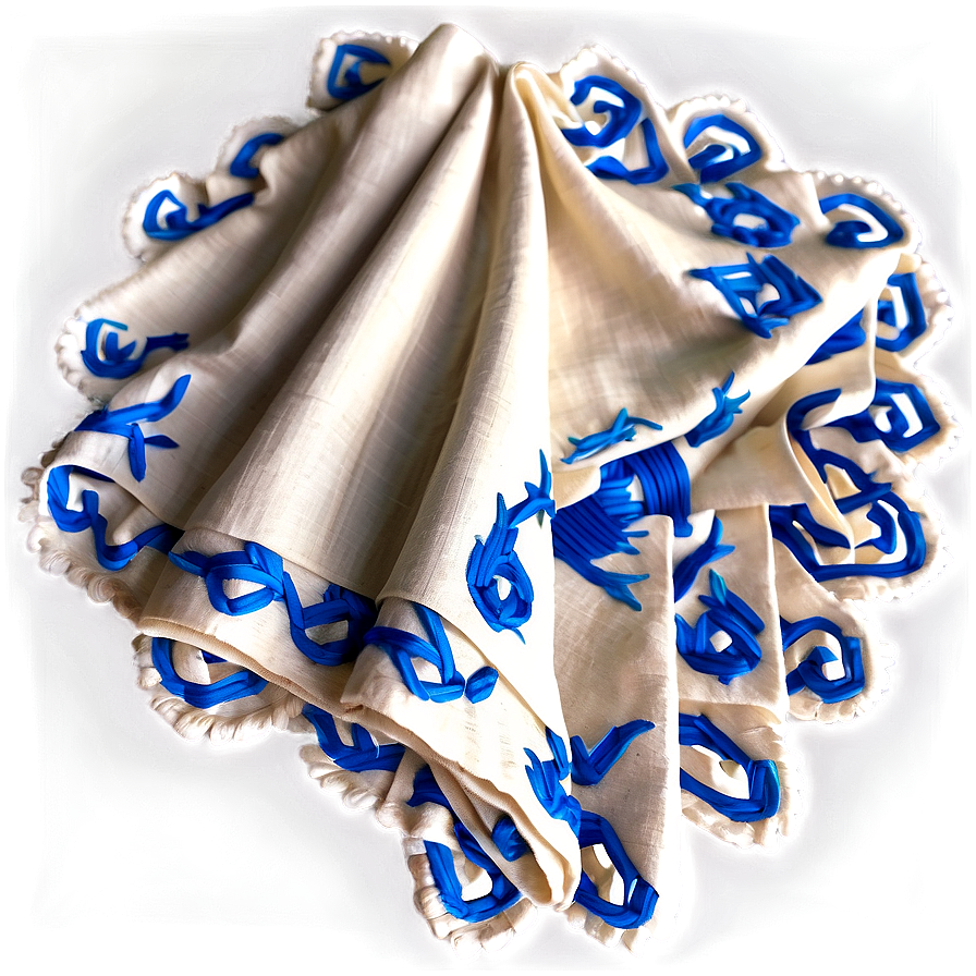 Embroidered Linen Napkin Png 37 PNG Image