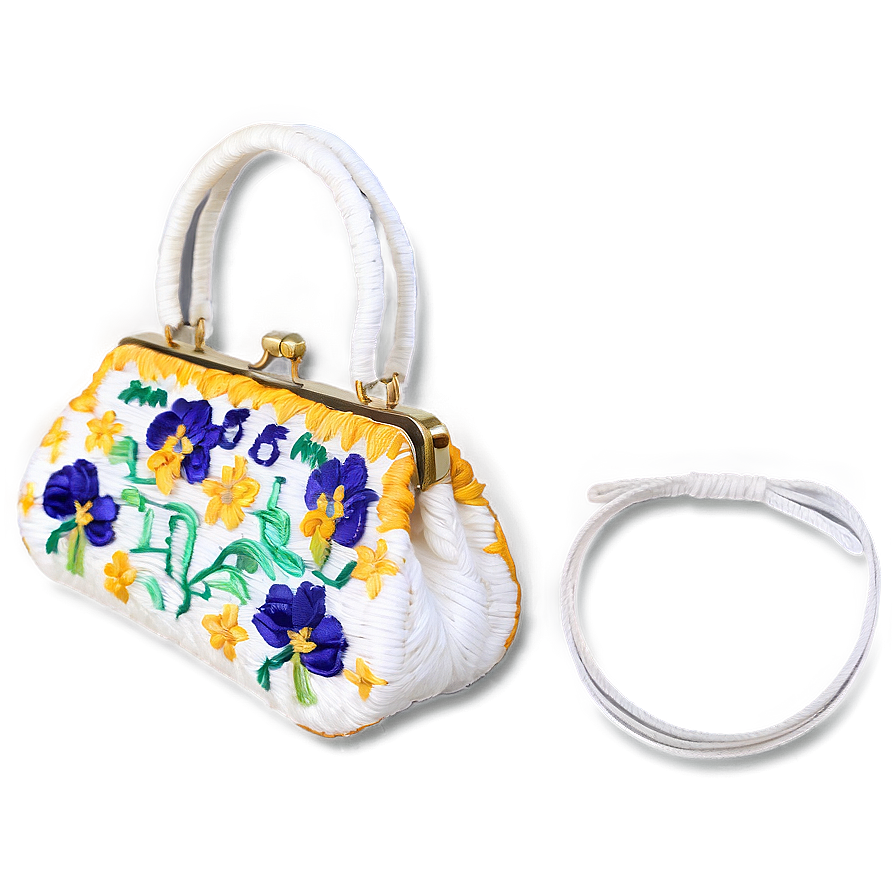 Embroidered Purse Png Mwl PNG Image