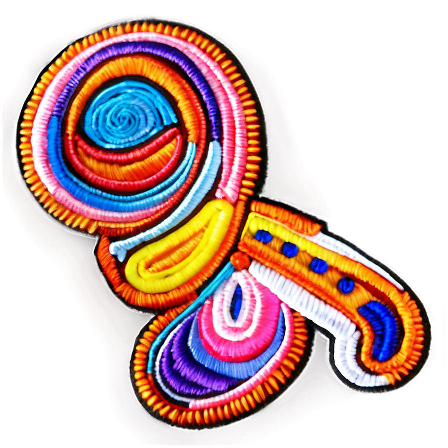 Embroidery Applique Png 06262024 PNG Image