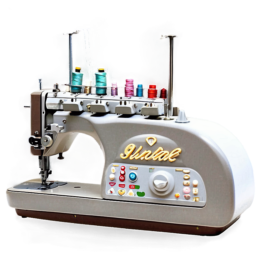 Embroidery Sewing Machine Png 06282024 PNG Image