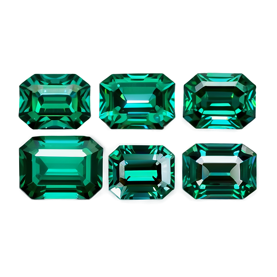 Emerald Cut Diamonds Png Nkl45 PNG Image