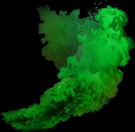 Emerald_ Smoke_ Plush PNG Image